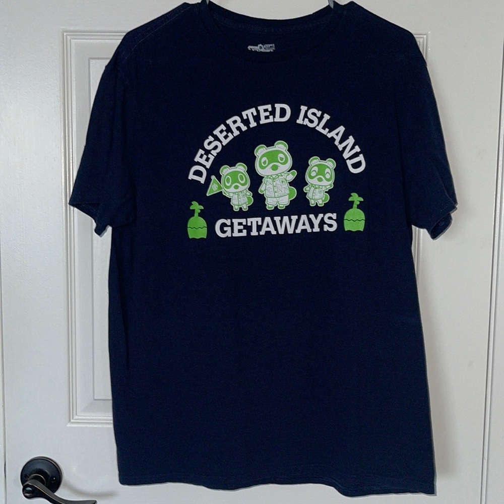 Animal crossing dark blue T-shirt